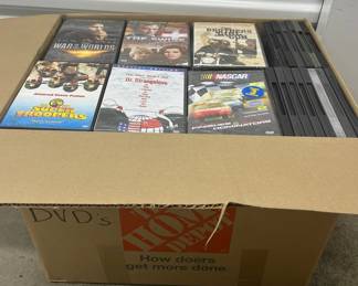 FTH186 Box Of DVD's