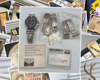 FINE TREASURES IN HAWAII KAI CTBids Online Auction • Bidding Ends 12/20/23 • Pickup 12/22 & 12/23
Large and extensive estate of a worldwide traveler & explorer including one of a kind fine art, rare coins & bills, fine gold jewelry, hardwood furniture including Koa, vintage movie memorabilia - framed posters, photos, tv scripts & more, taxidermy, collectible books, paper & photo ephemera, unique collectibles, household goods, unique decor and much, much more! What TREASURES will you find? Check back often as new lots will be listed daily!