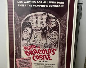 FTH146- Blood Of Dracula's Castle Framed Movie Poster 
