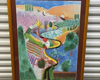 FTH288 Framed David Hockney Art Poster