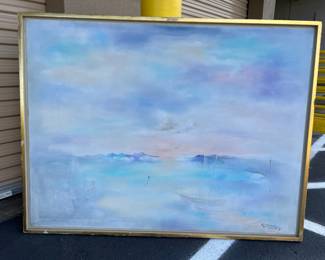 FTH375- Original Painting On Canvas By Dietrich Grunewald