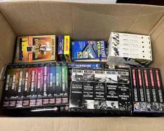FTH488 Box Of Various VHS Movies 
