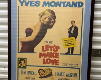 FTH117- Let's Make Love Original Movie Poster Marilyn Monroe