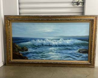 FTH007-Beautiful Ornate Framed Painting 