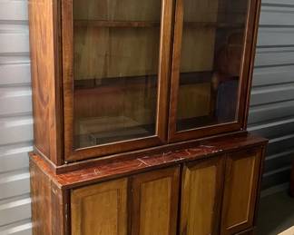 FTH002 Koa China Hutch Cabinet