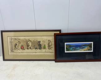 FTH298- (2) Framed Prints