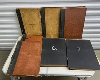 FTH083- (7) Vintage Scrap Books