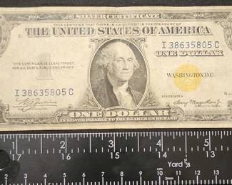 FTH415 - 1935A Series $1 Silver Certificate Yellow Seal