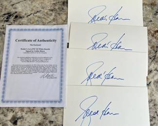 FTH541- (4) Certified Goldie Hawn Autograph Cards