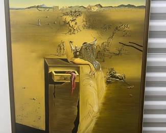 FTH131- Salvador Dali Spain Giclee Print By Machine On Canvas 