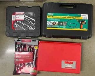 FTH257- Assorted Hand Tools & Video Borescope Camera