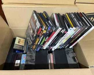 FTH109 Box Of DVD's & Cassette Tapes 