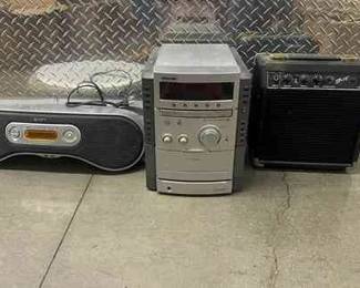 FTH271- Sony Audio System & A Guitar Amplifier 