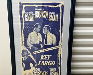 FTH134- 1940's Key Largo Movie Poster