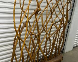 FTH162 Natural Wood Room Divider #2