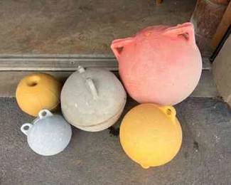 FTH395- Assorted Vintage Fishing Buoys