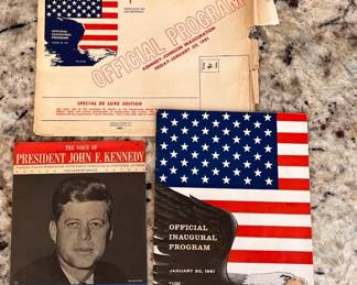 FTH536- Official Program Of President Kennedy Inauguration 