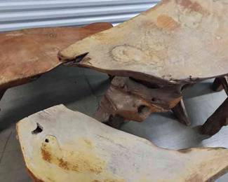 FTH309 - 4 Piece Wooden Table And Benches 