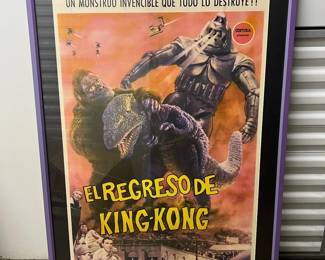 FTH145- Argentian Poster Of King Kong Escapes 1967 Movie