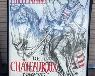 FTH376- Large French 1937 Millennium Holidays Poster