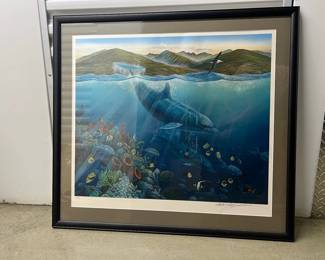 FTH150- Black Box Collotype Print Titled Lahaina Seaflight By Robert Lyn Nelson