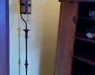 Whimsical Arts & Crafts Mission Style Floor Lamp 