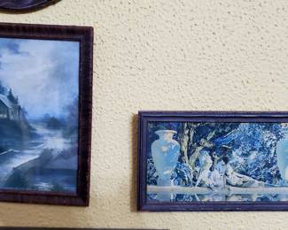 Grafiche Tassotti Print Of Molluscs Italy, Maxfield Parrish  GARDEN OF ALLAH 