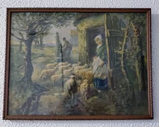Dance of the Nymphs by Borin 1925-Francis William Van Vreeland The Shepherdess 1930’s