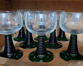 German Roemer Wine Glasses