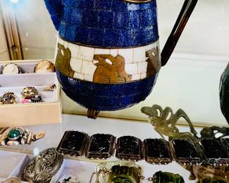 Aztec Mosaic Water Pitcher, Salvador Teran.