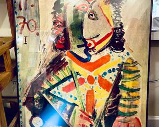 Vintage Picasso Poster from1984 Mexico City.