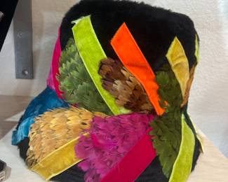 Original vintage Christian Dior Hat with the original tags. Best Christmas gift ever.