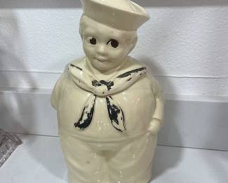 Sailor cookie jar. 1940's Shawnee Pottery