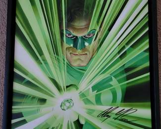 Green Lantern Mythology Giclee on Canvas