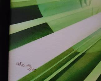 Green Lantern Mythology Giclee on Canvas