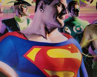 In the Light of Justice Giclee on Canvas Superman
