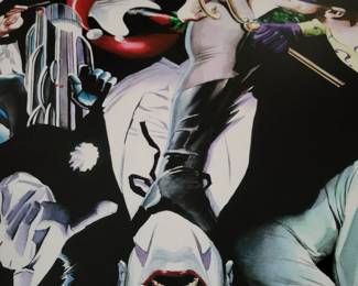 Joker's Reckoning Giclee on Canvas