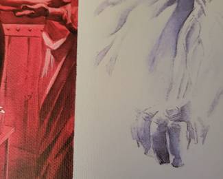 Captain America - Origins of Captain America LE on Canvas