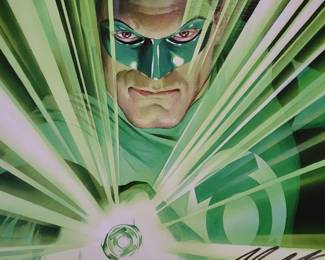 Green Lantern Mythology Giclee on Canvas