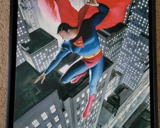 Superman Twentieth Century Giclee on Canvas