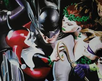 Joker's Reckoning Giclee on Canvas