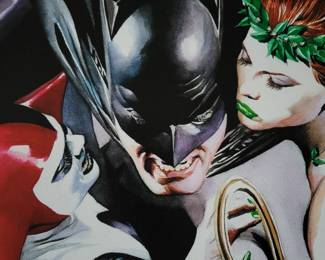 Joker's Reckoning Giclee on Canvas Harley Quinn- Batman- Poison Ivy