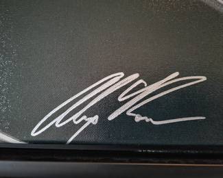 Batman Descent on Gotham Giclee on Canvas