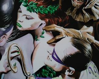 Joker's Reckoning Giclee on Canvas Riddler