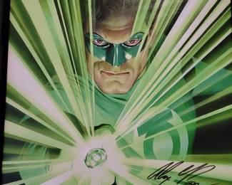 Green Lantern Mythology Giclee on Canvas