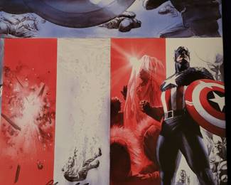Captain America - Origins of Captain America LE on Canvas