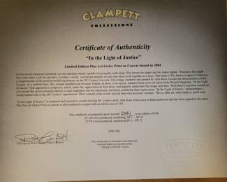 In the Light of Justice Giclee on Canvas