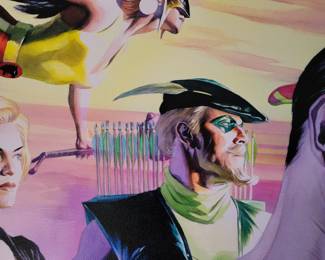 In the Light of Justice Giclee on Canvas Green Arrow
