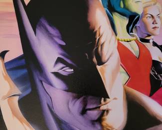 In the Light of Justice Giclee on Canvas Batman