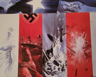 Captain America - Origins of Captain America LE on Canvas